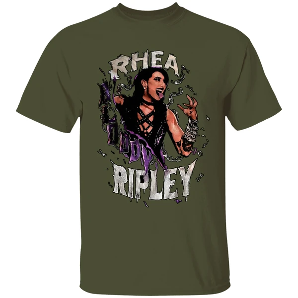 Rhea Ripley Bloody Wrestling 2024 Shirt - Image 4