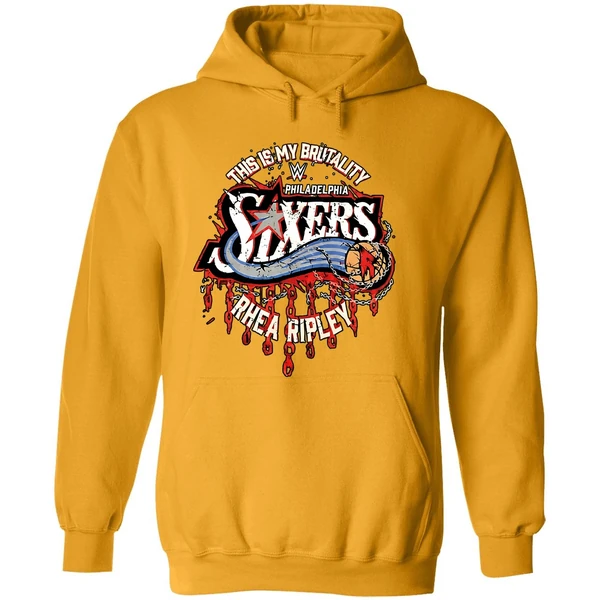 Rhea Ripley Philadelphia 76ers Wwe Hoodie