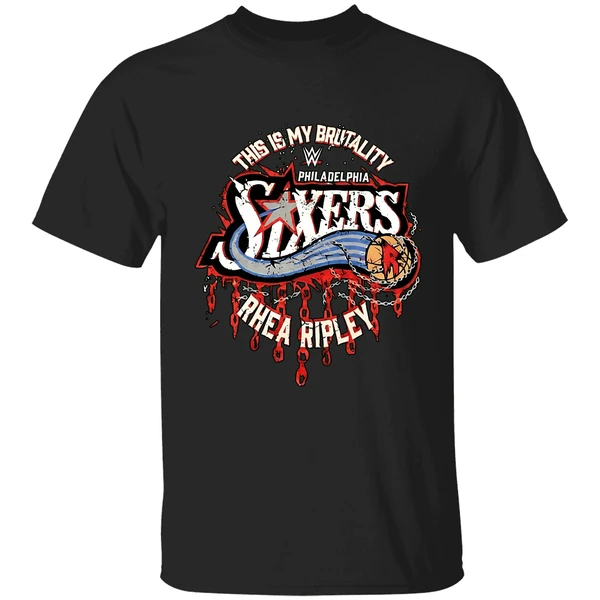 Rhea Ripley Philadelphia 76ers Wwe Shirt