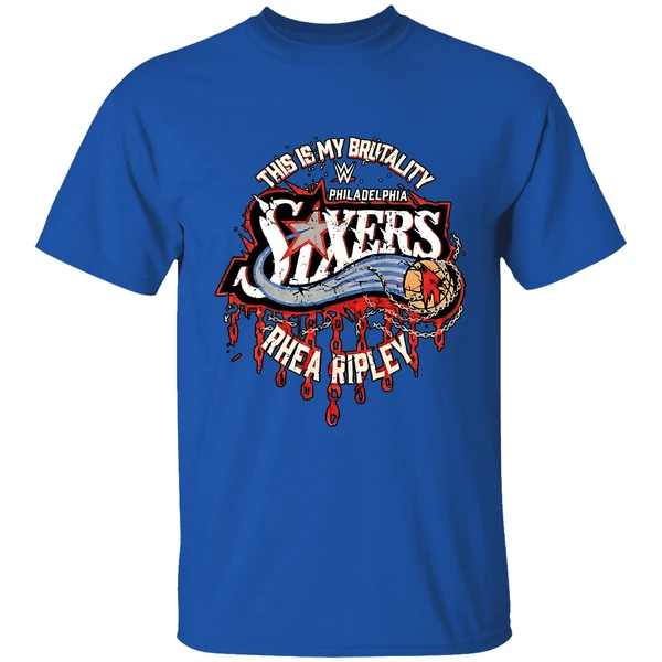 Rhea Ripley Philadelphia 76ers Wwe Shirt - Image 8