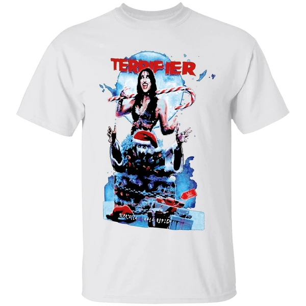 Rhea Ripley Wwe Art The Clown Terrifier Ripple Junction Merry Christmas Shirt