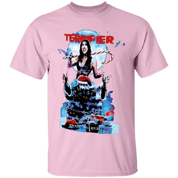 Rhea Ripley Wwe Art The Clown Terrifier Ripple Junction Merry Christmas Shirt - Image 2