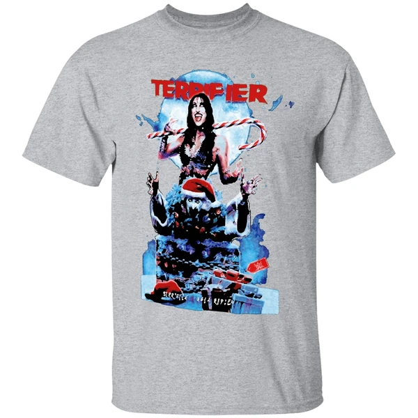 Rhea Ripley Wwe Art The Clown Terrifier Ripple Junction Merry Christmas Shirt - Image 6
