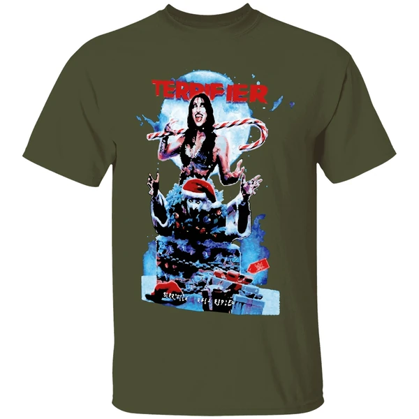 Rhea Ripley Wwe Art The Clown Terrifier Ripple Junction Merry Christmas Shirt - Image 9