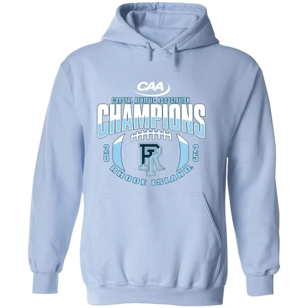 Rhode Island Rams Football Coastal Athletic Association Champions 2025 Hoodie - Image 4