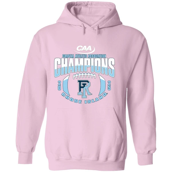 Rhode Island Rams Football Coastal Athletic Association Champions 2025 Hoodie - Image 5