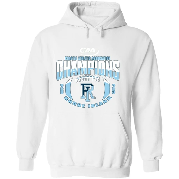 Rhode Island Rams Football Coastal Athletic Association Champions 2025 Hoodie - Image 8