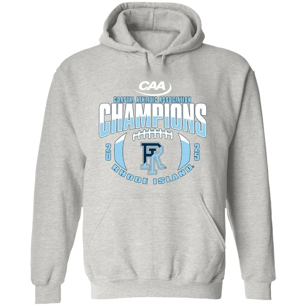 Rhode Island Rams Football Coastal Athletic Association Champions 2025 Hoodie - Image 9