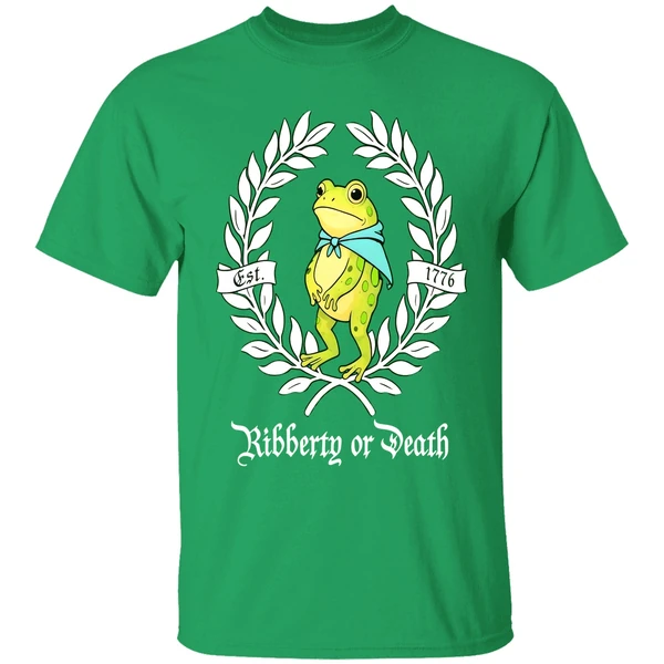 Ribberty Or Death Portland Frog Protest Shirt - Image 8
