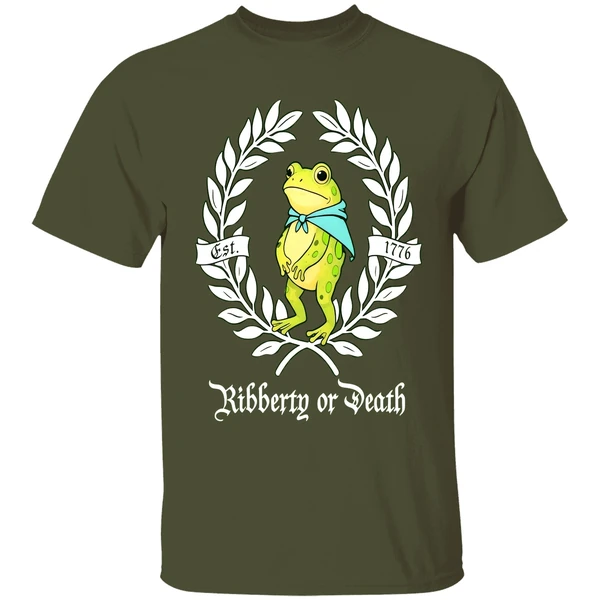 Ribberty Or Death Portland Frog Protest Shirt - Image 3