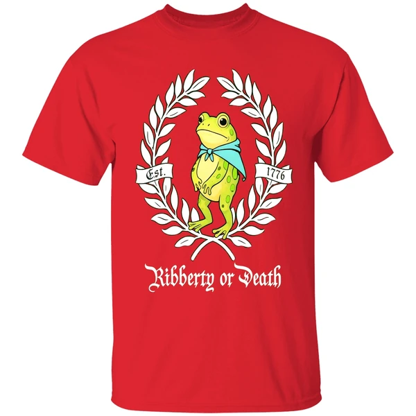 Ribberty Or Death Portland Frog Protest Shirt - Image 6