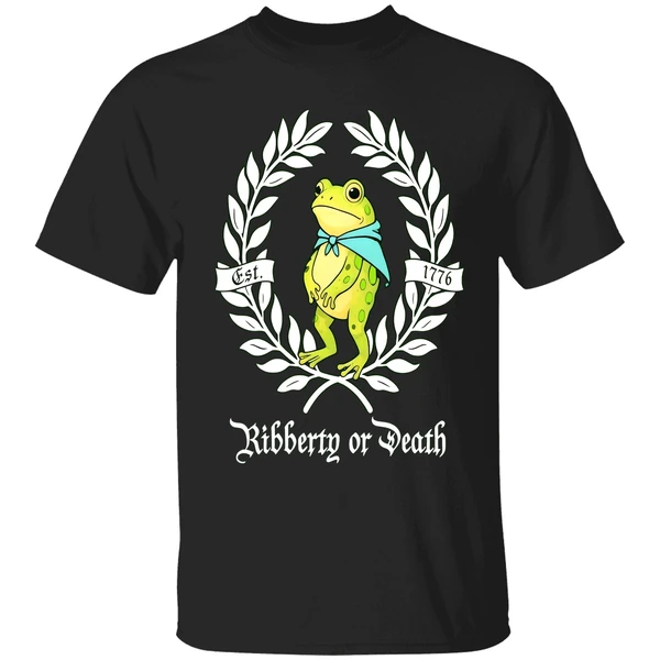 Ribberty Or Death Portland Frog Protest Shirt - Image 9