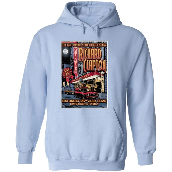 Richard Clapton Sydney Aus 7 25 2026 Poster Hoodie - Image 4