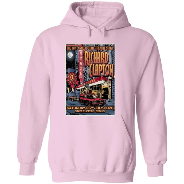 Richard Clapton Sydney Aus 7 25 2026 Poster Hoodie - Image 5