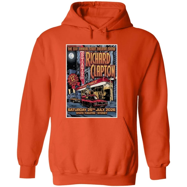 Richard Clapton Sydney Aus 7 25 2026 Poster Hoodie - Image 6