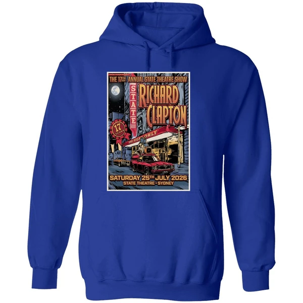 Richard Clapton Sydney Aus 7 25 2026 Poster Hoodie - Image 7
