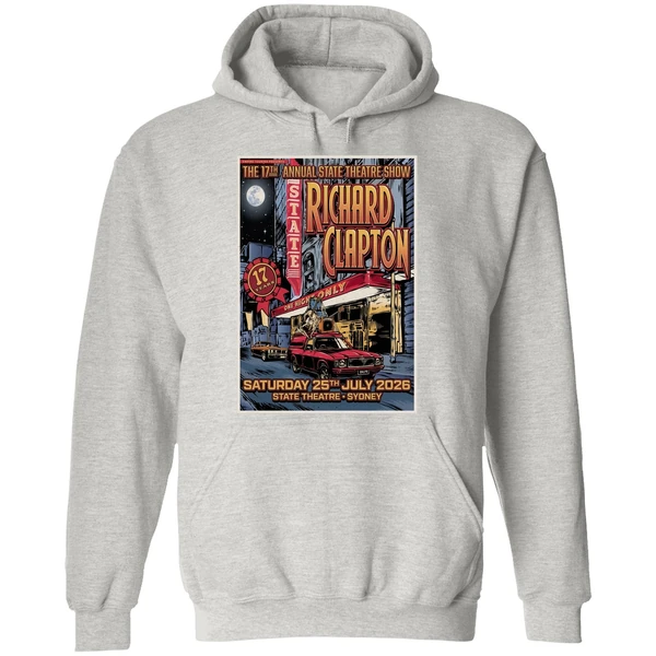 Richard Clapton Sydney Aus 7 25 2026 Poster Hoodie - Image 9