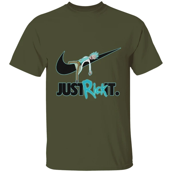 Rick And Morty Nike Just Rick It Shirt - Image 3