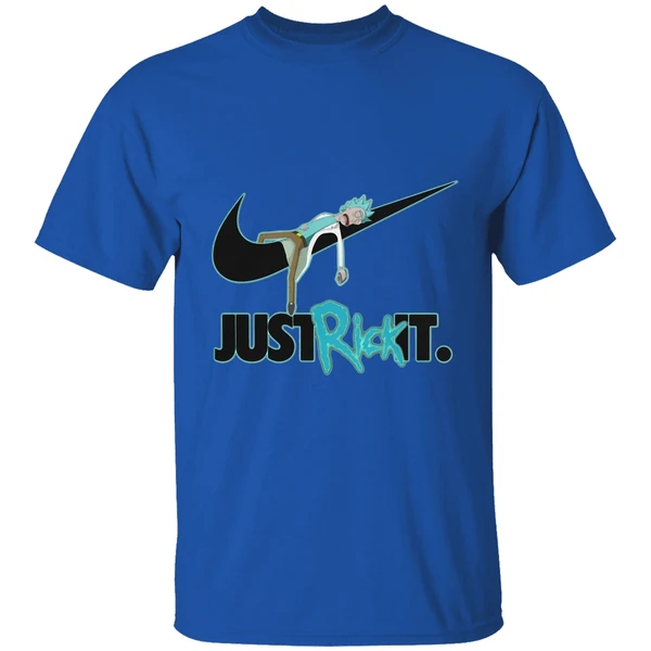 Rick And Morty Nike Just Rick It Shirt - Image 7