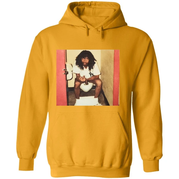 Rick James In Toilet Vintage Photo Hoodie