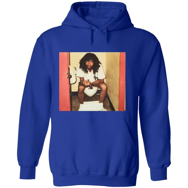 Rick James In Toilet Vintage Photo Hoodie - Image 7