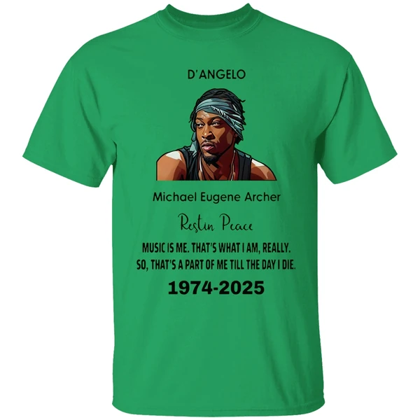 Rip Dangelo Micheal Eugene Archer 1974 2025 Shirt - Image 8