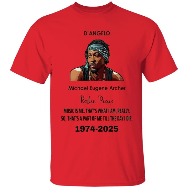 Rip Dangelo Micheal Eugene Archer 1974 2025 Shirt - Image 6