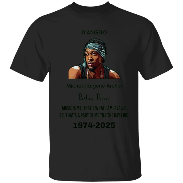 Rip Dangelo Micheal Eugene Archer 1974 2025 Shirt - Image 9