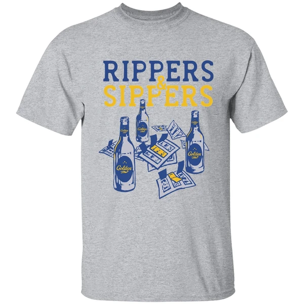 Rippers And Sippers Michelob Golden Light Beer Shirt - Image 6