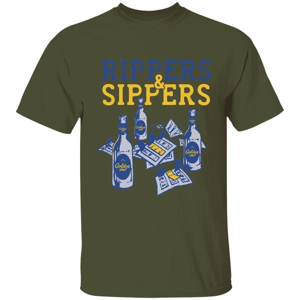 Rippers And Sippers Michelob Golden Light Beer Shirt - Image 9