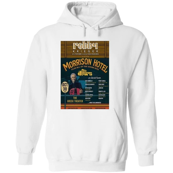 Robby Krieger Tour 2025 Greek Theatre In Los Angeles Hoodie - Image 8