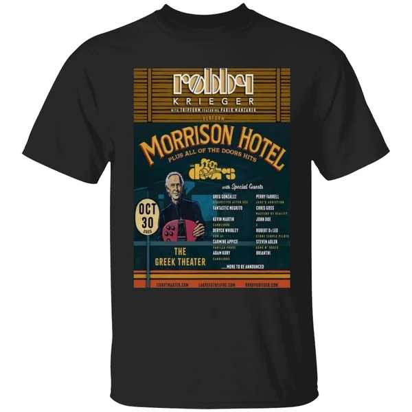 Robby Krieger Tour 2025 Greek Theatre In Los Angeles Shirt