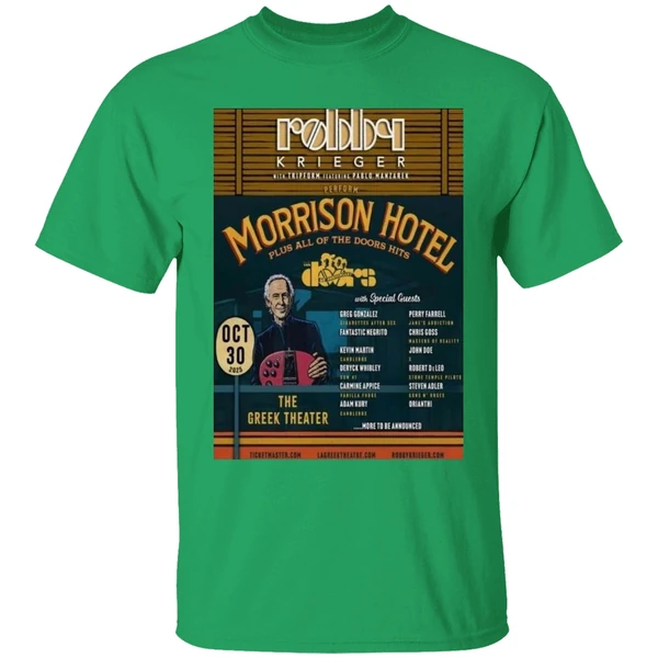 Robby Krieger Tour 2025 Greek Theatre In Los Angeles Shirt - Image 2