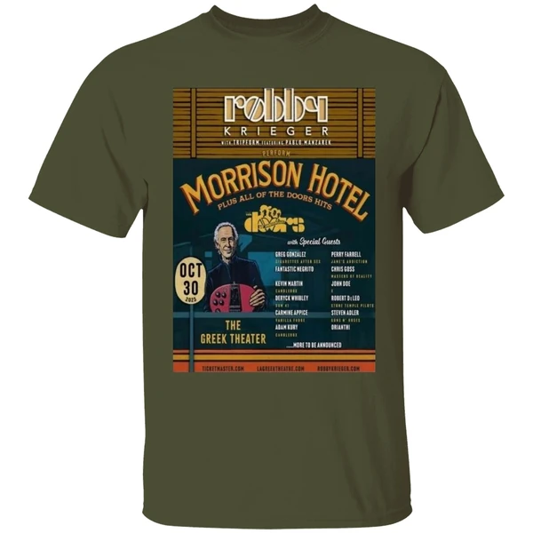Robby Krieger Tour 2025 Greek Theatre In Los Angeles Shirt - Image 4