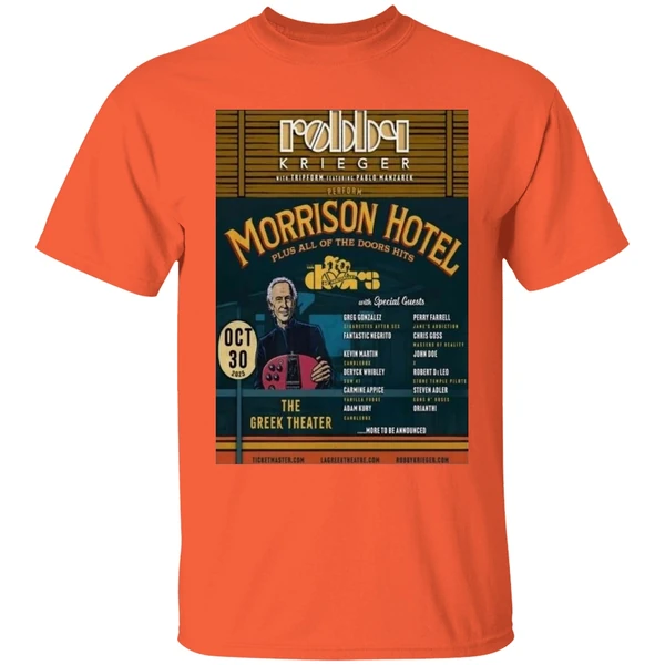Robby Krieger Tour 2025 Greek Theatre In Los Angeles Shirt - Image 6