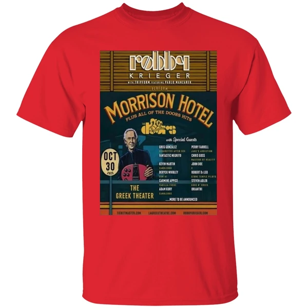 Robby Krieger Tour 2025 Greek Theatre In Los Angeles Shirt - Image 7