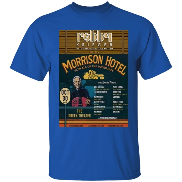 Robby Krieger Tour 2025 Greek Theatre In Los Angeles Shirt - Image 8