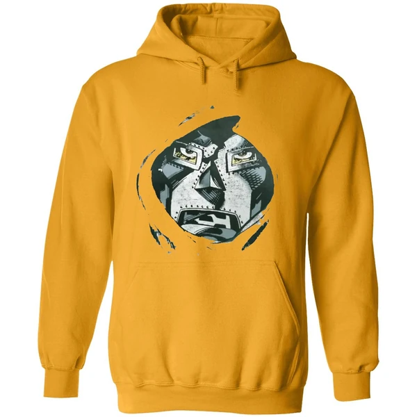 Robert Downey Jr Rocking A Doctor Doom Hoodie