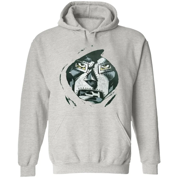 Robert Downey Jr Rocking A Doctor Doom Hoodie - Image 9