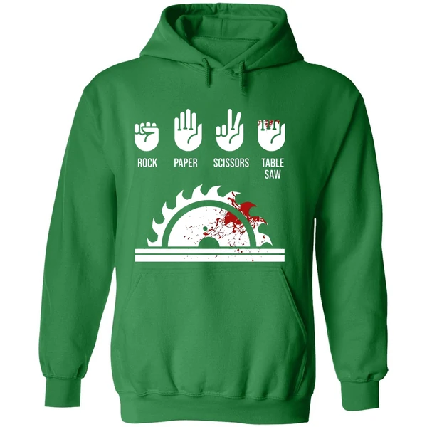 Rock Paper Scissors Table Saw Hoodie - Image 2