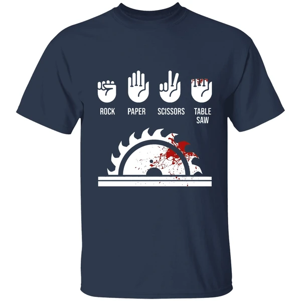 Rock Paper Scissors Table Saw Shirt - Image 5
