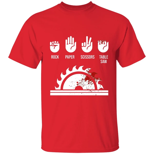 Rock Paper Scissors Table Saw Shirt - Image 7