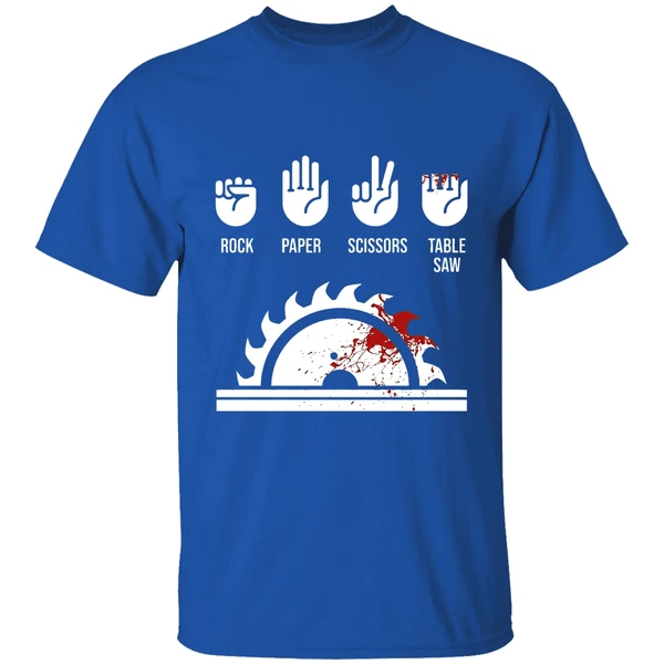 Rock Paper Scissors Table Saw Shirt - Image 8