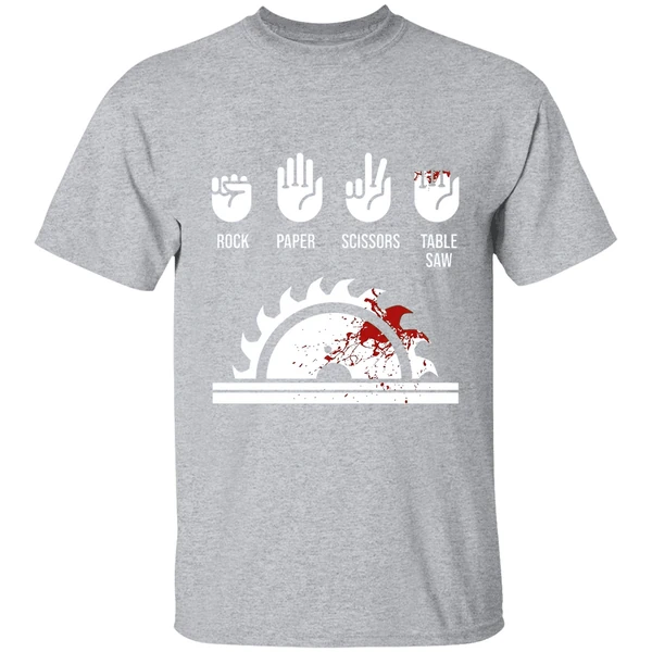 Rock Paper Scissors Table Saw Shirt - Image 9
