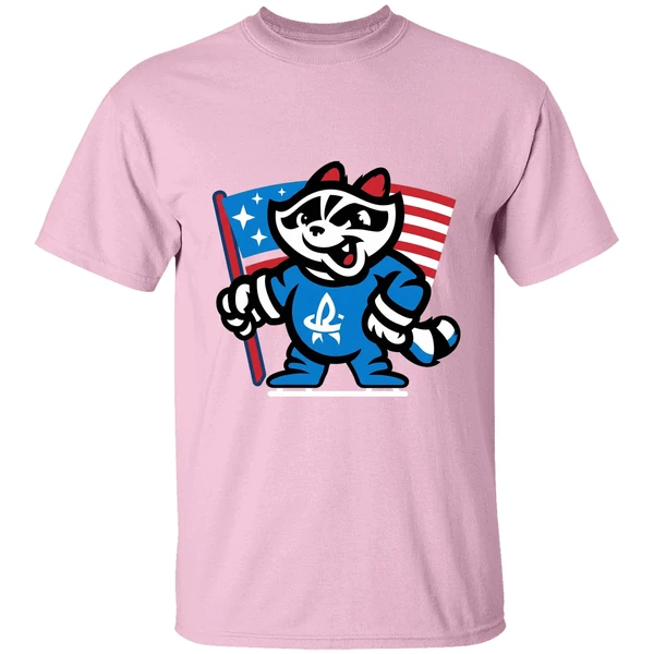Rocket City Trash Pandas Flag Mascot 2025 Shirt - Image 3