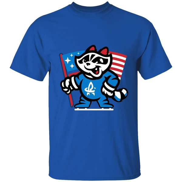 Rocket City Trash Pandas Flag Mascot 2025 Shirt - Image 8