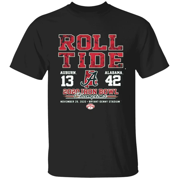 Roll Tide Auburn And Alabama 2020 Iron Bowl Champions Shirt - Image 9