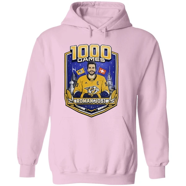 Roman Josi Nhl Nashville Predators 1000 Games Hoodie - Image 5