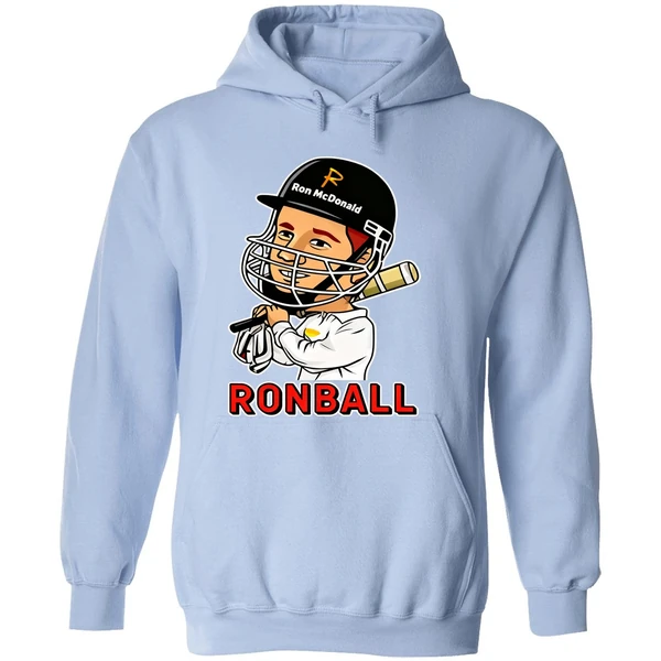 Ronball Bazball Ron Mcdonald Baseball Hoodie - Image 4