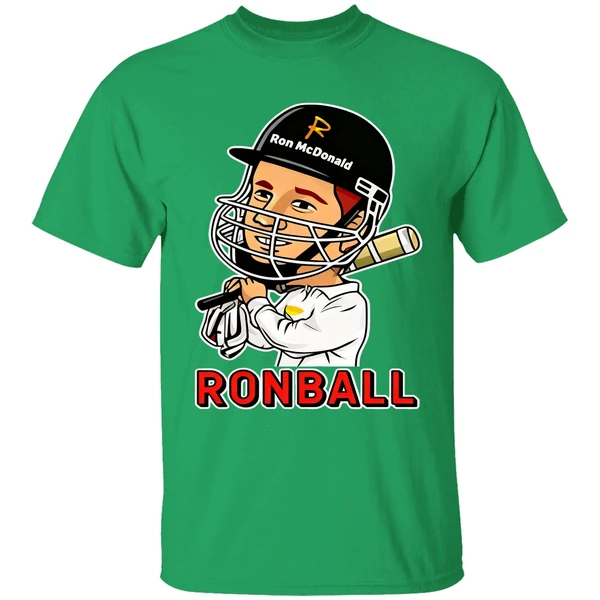 Ronball Bazball Ron Mcdonald Baseball Shirt - Image 2